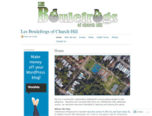 Tablet Screenshot of boulefrogs.com